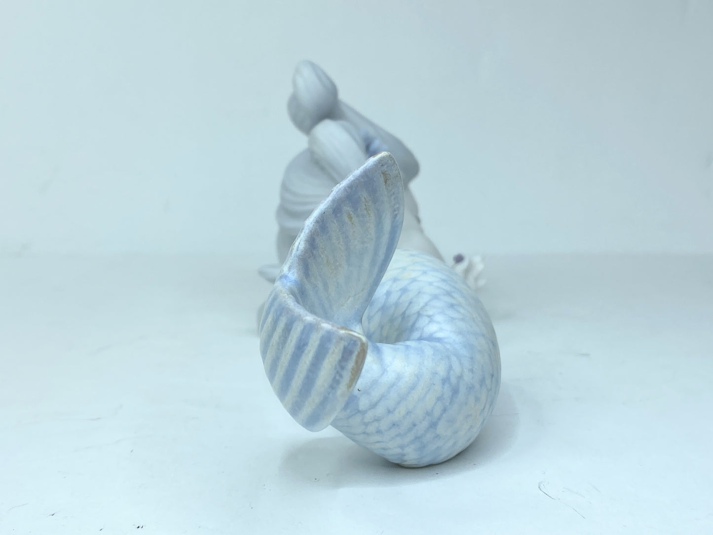 LLADRÓ Day-Dreaming at Sea Mermaid Figurine. Porcelain Mermaid Figure A624