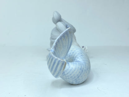 LLADRÓ Day-Dreaming at Sea Mermaid Figurine. Porcelain Mermaid Figure A624