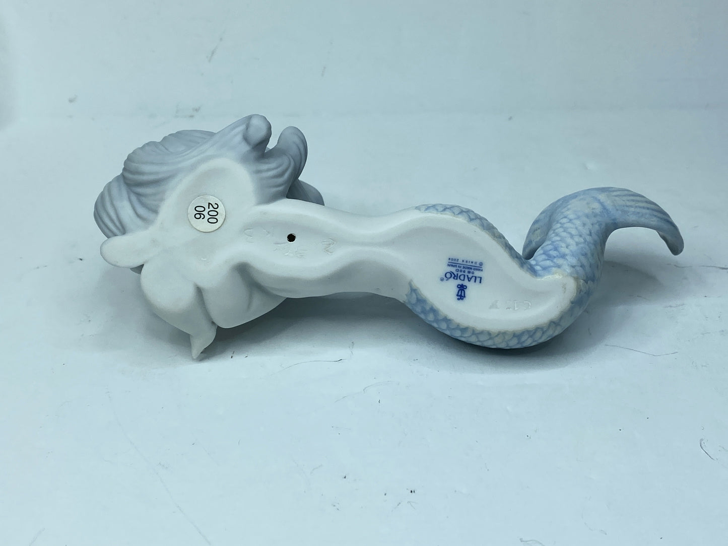 LLADRÓ Day-Dreaming at Sea Mermaid Figurine. Porcelain Mermaid Figure A624