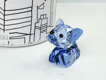 Retired Swarovski Lovlots Coco figurine, lavender crystal Mint in box S223