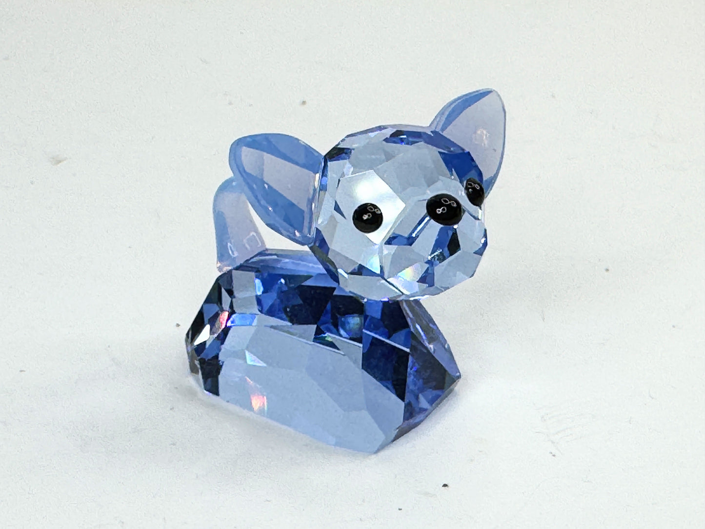 Retired Swarovski Lovlots Coco figurine, lavender crystal Mint in box S223