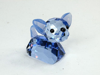 Retired Swarovski Lovlots Coco figurine, lavender crystal Mint in box S223