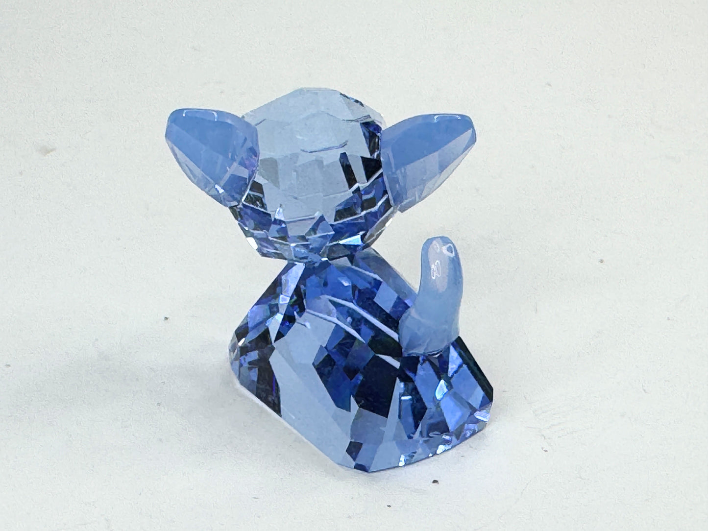 Retired Swarovski Lovlots Coco figurine, lavender crystal Mint in box S223