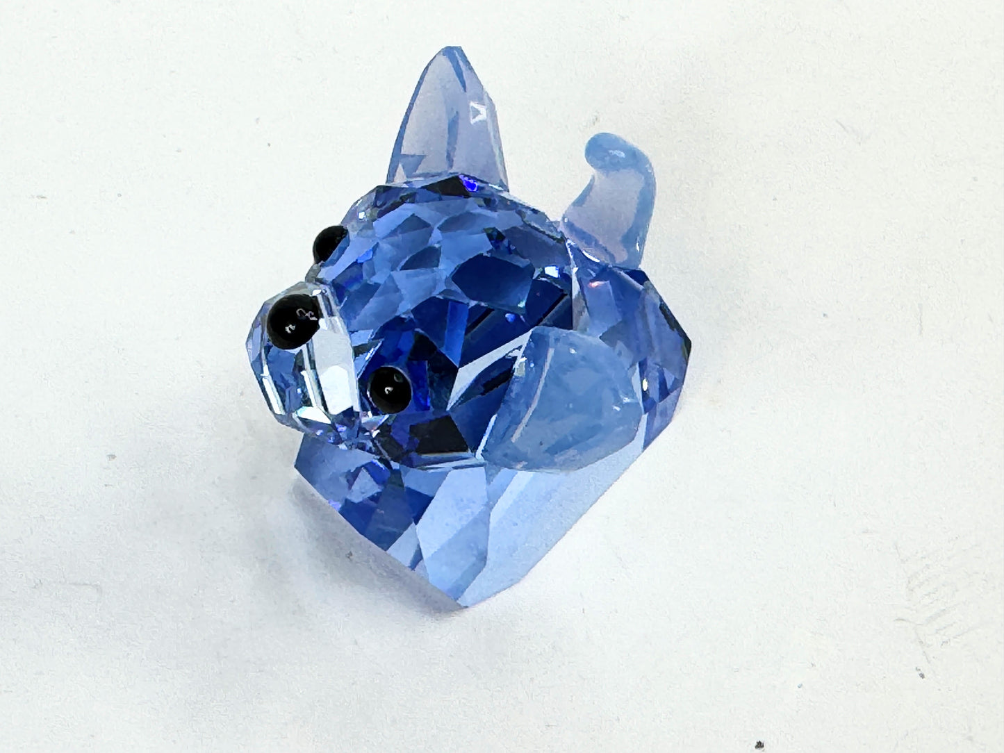 Retired Swarovski Lovlots Coco figurine, lavender crystal Mint in box S223