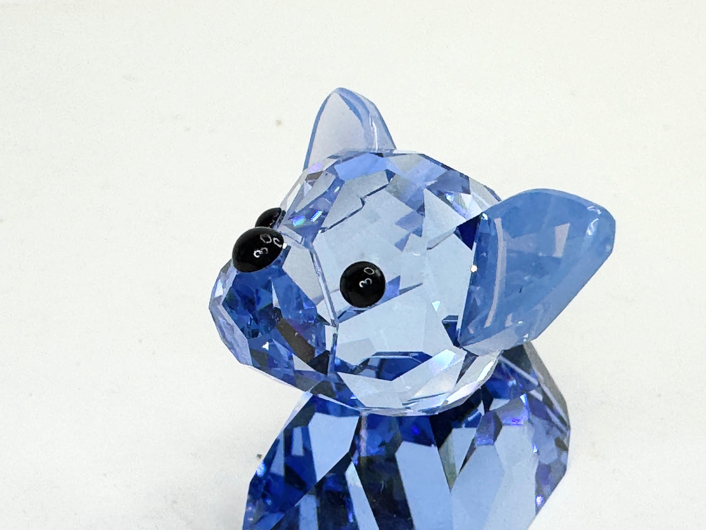 Retired Swarovski Lovlots Coco figurine, lavender crystal Mint in box S223