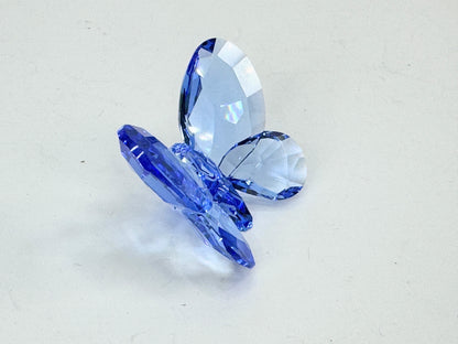 Swarovski Light Sapphire Butterfly Crystal Mint, COA display mirror S228