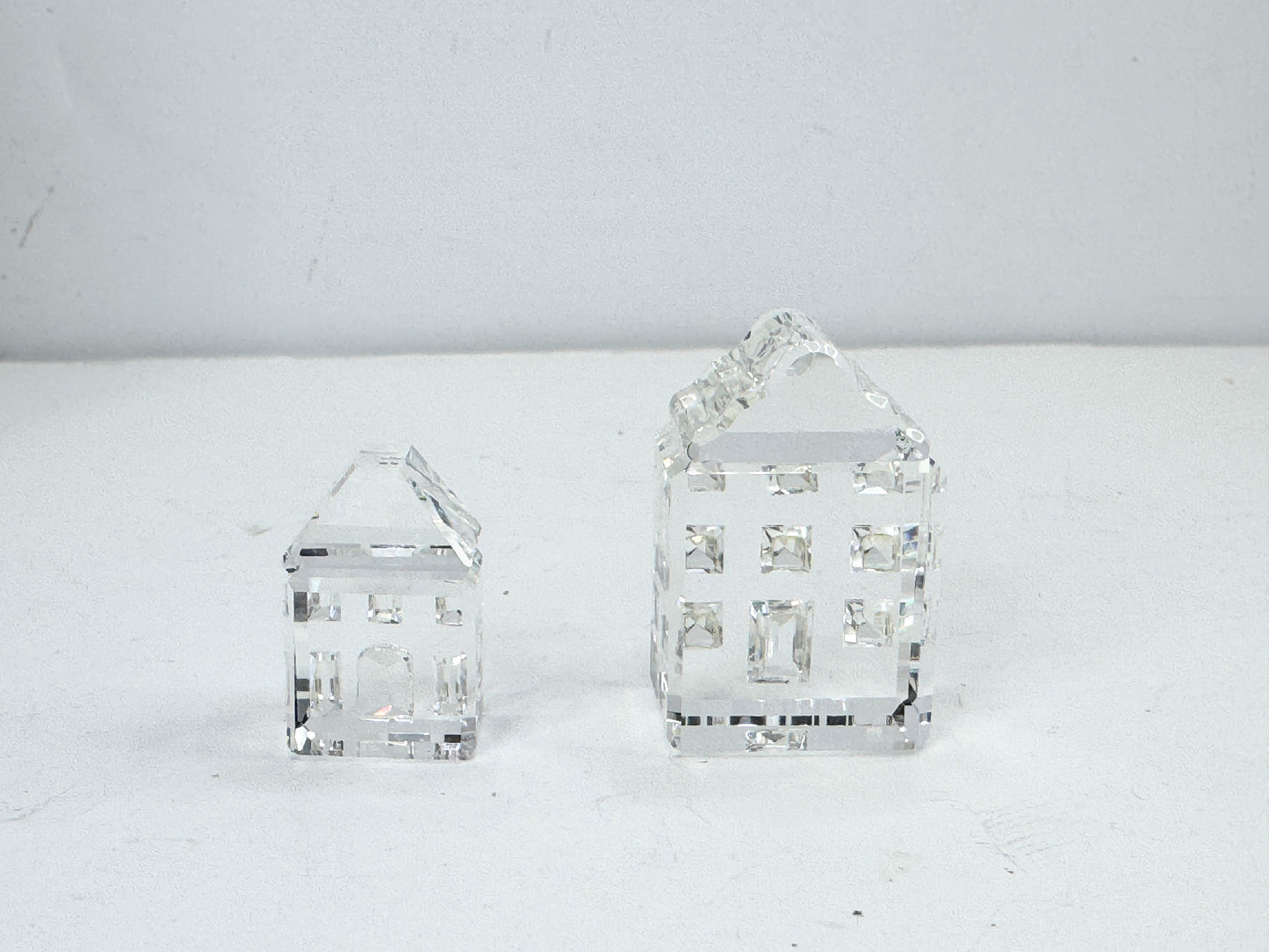 City Houses - Swarovski Crystal Figurine, set of two MIB S229