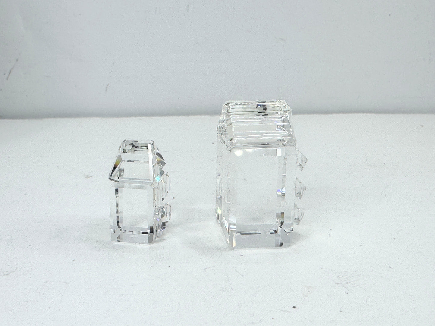 City Houses - Swarovski Crystal Figurine, set of two MIB S229