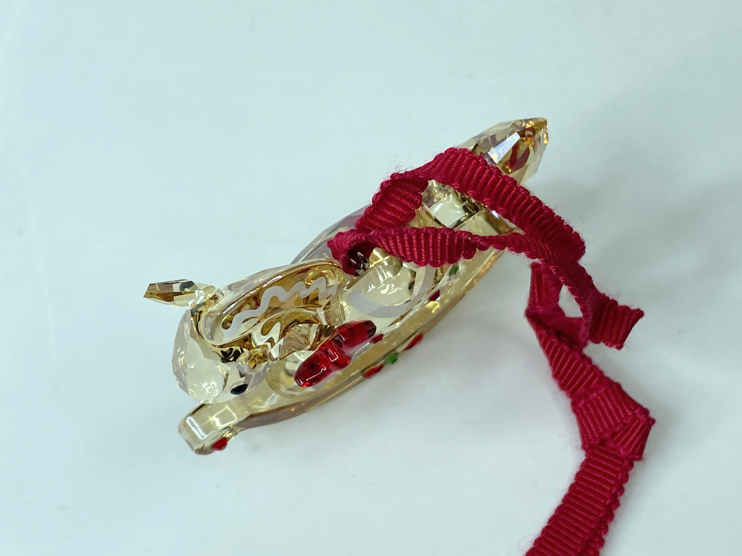 Swarovski-Holiday Cheers - Christmas Ornament Gingerbread Rocking Horse S240