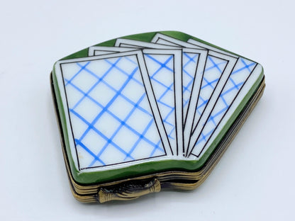 Rare Limoges Playing Cards ROYAL FLUSH Trinket Box Gérard Ribierre (Gr) Trinket box