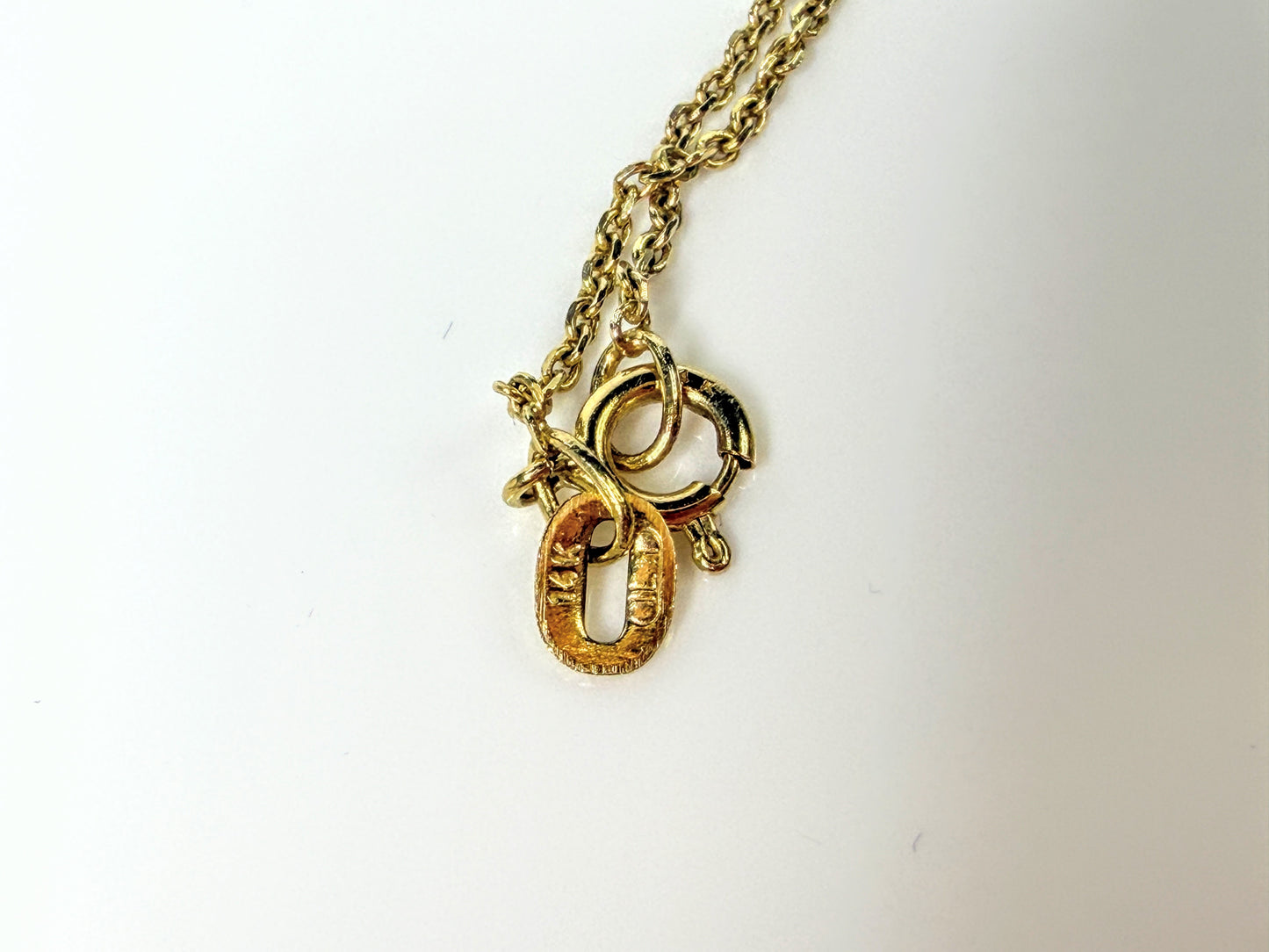 Vintage Faberge 14K Gold Sapphire Pearl Diamond Enamel Cross Necklace JR1655