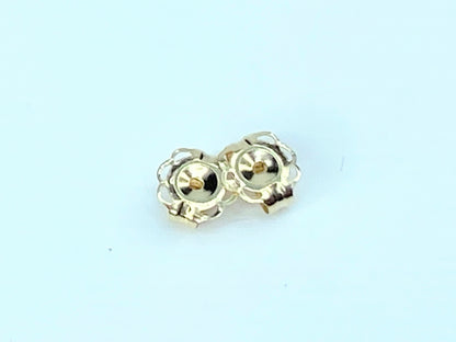 14K yellow gold  Diamond Micro-Bezel Stud Earrings JR98953