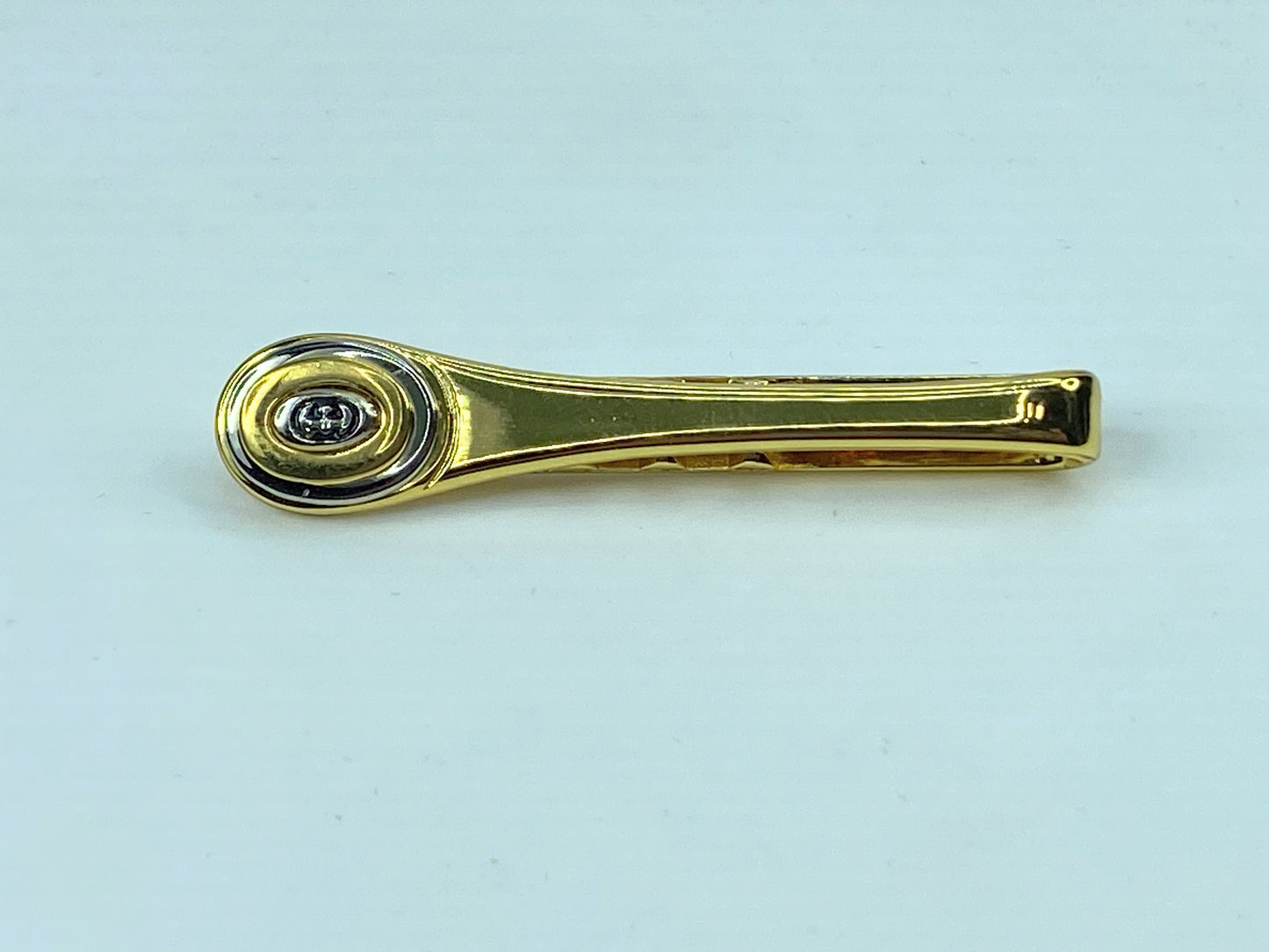 Gemelli Gucci Interlocking GG Logo 3D Cravatta Clip Tie Bar Multicolore GS543