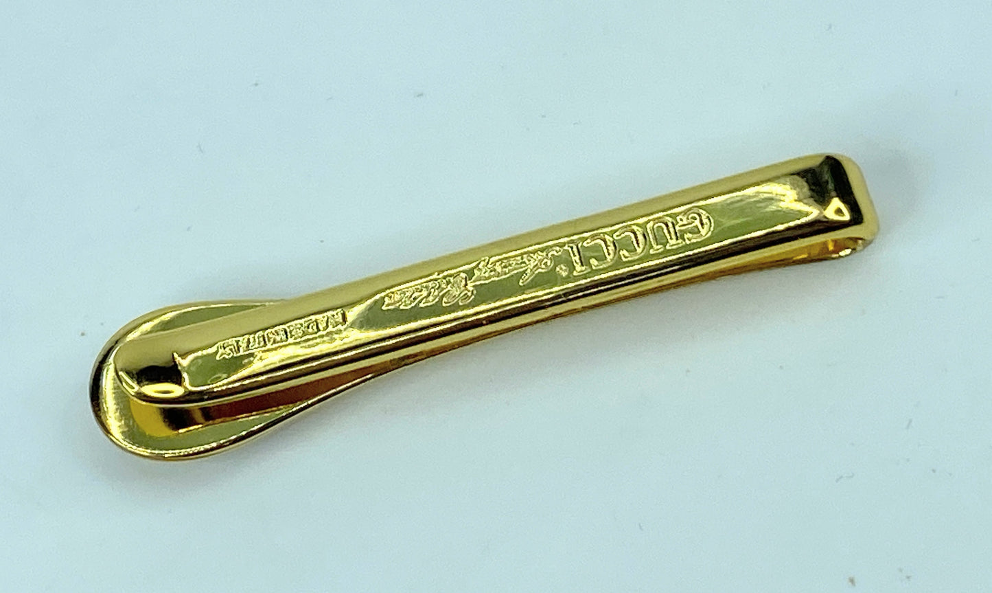 Gemelli Gucci Interlocking GG Logo 3D Cravatta Clip Tie Bar Multicolore GS543