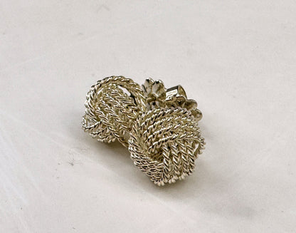 Tiffany & Co. Somerset Twist Knot earrings crafted from sterling silver JR1819