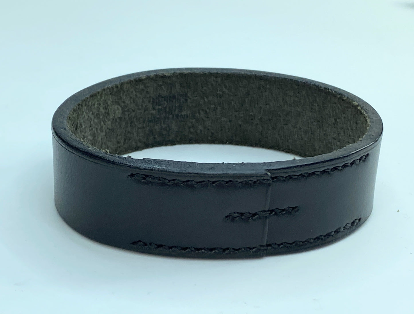 Hermès Pool Tour bracelet in black leather 7 1/4" 20.5mm GS176