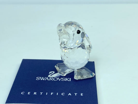 Swarovski Crystal Figurine 010007 mint Miniature Drake Duck COA Mirror S69