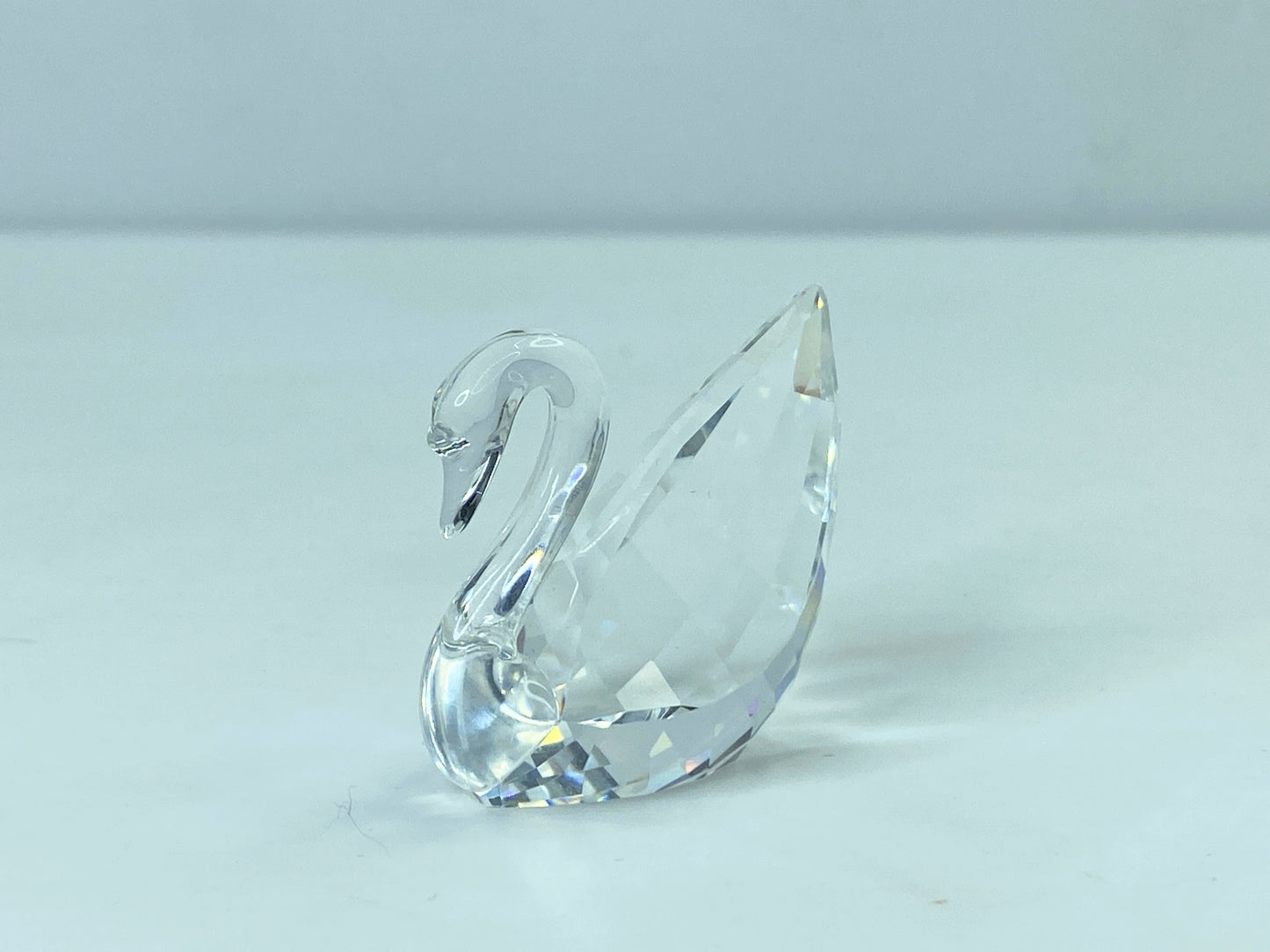 Swarovski Crystal Small Swan 1995 Member Renewal Gift COA, display mirror S83