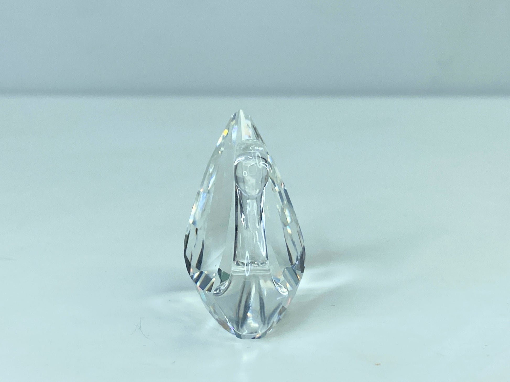 Swarovski Crystal Small Swan 1995 Member Renewal Gift COA, display mirror S83