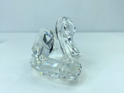 Swarovski Crystal Swan Beauties by the Lake Retired large 2 3/4" COA Mirror S84
