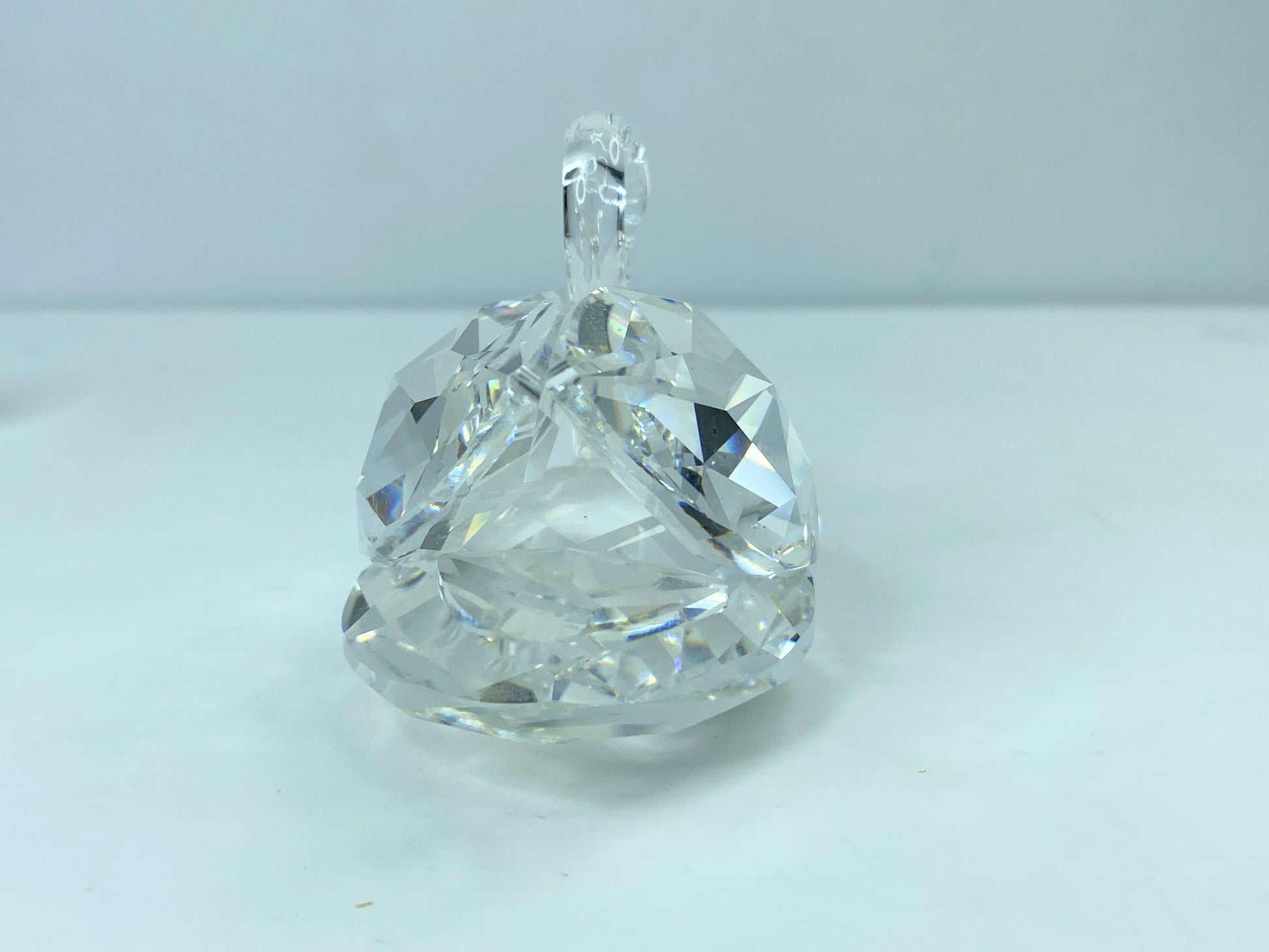 Swarovski Crystal Swan Beauties by the Lake Retired large 2 3/4" COA Mirror S84
