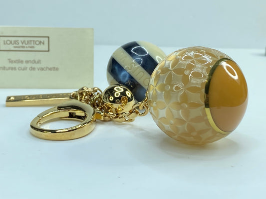 Louis Vuitton Bijou sack mini run croisette Charm Strap Brown Key Holder GS187