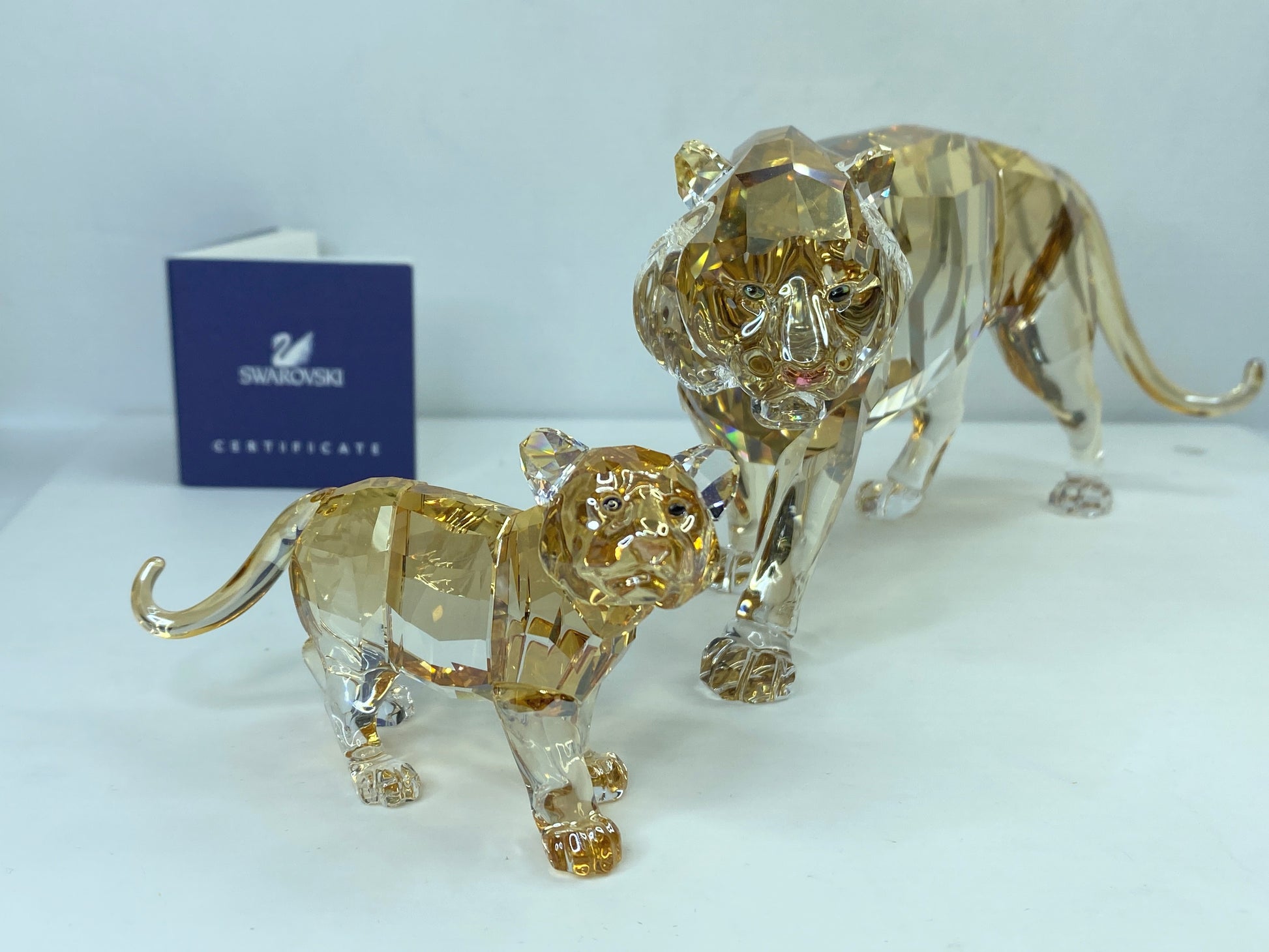 Swarovski SCS Annual Edition 2010 TIGER and Cub Mint COA S76