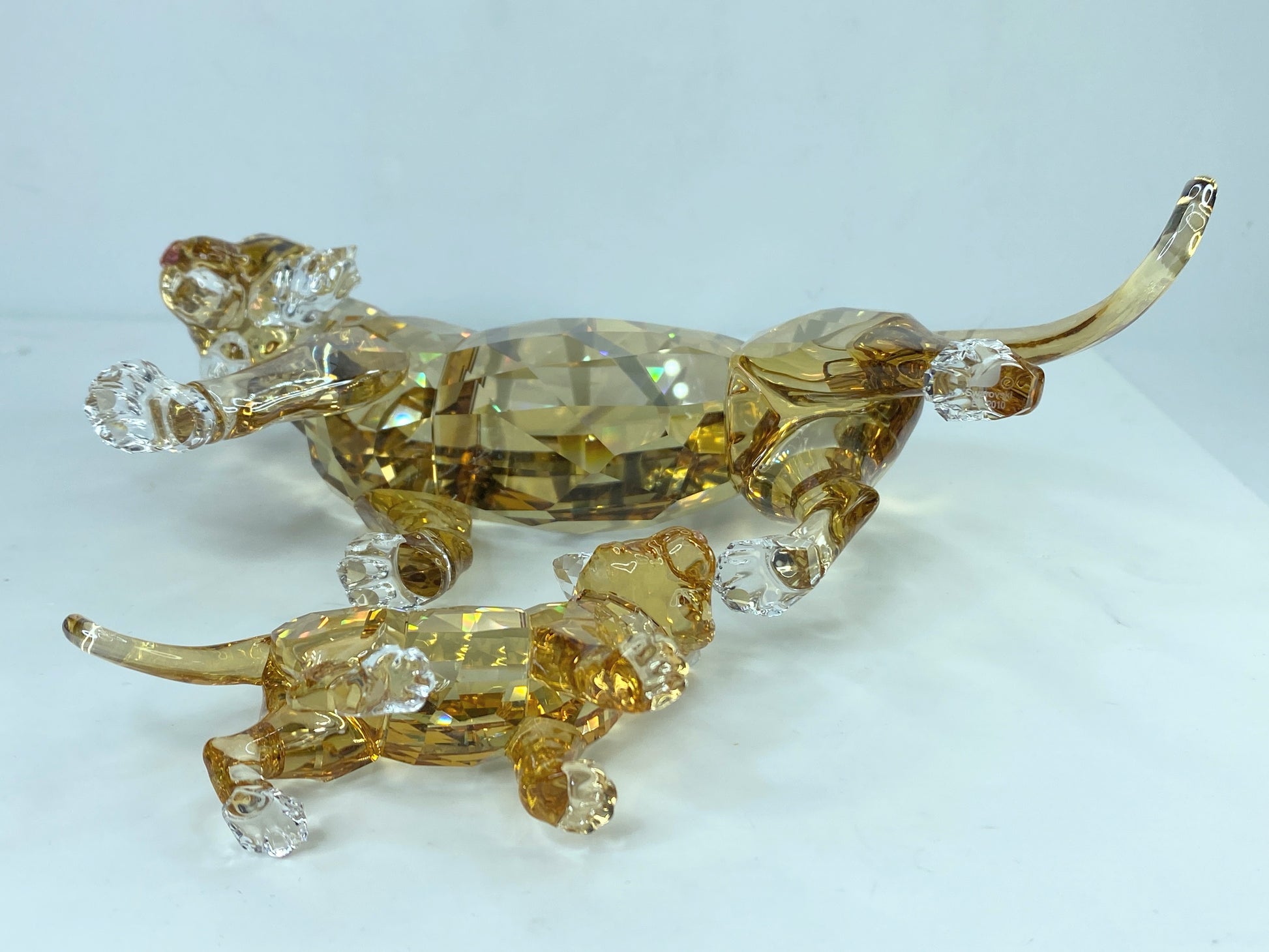 Swarovski SCS Annual Edition 2010 TIGER and Cub Mint COA S76