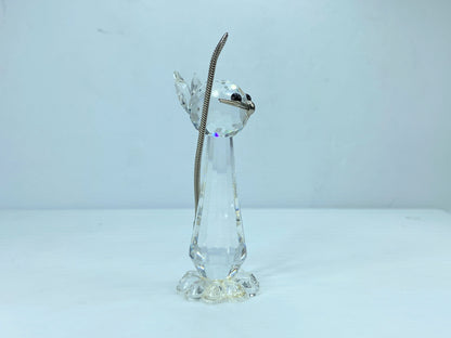 Swarovski Crystal Standing Cat 183274 Wire Whiskers & Tail Retired Figurine S77