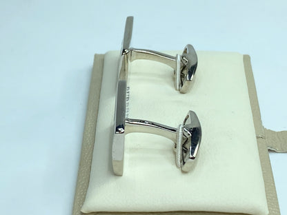 Vintage Burberry Cufflinks. Signed. Rare. Nova Check Pattern original box GS195