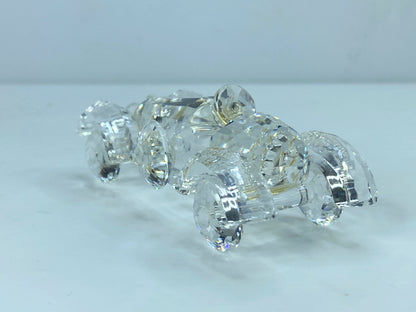 Swarovski Silver Crystal Figurine, Old Timer Vintage Car COA, display mirror S86