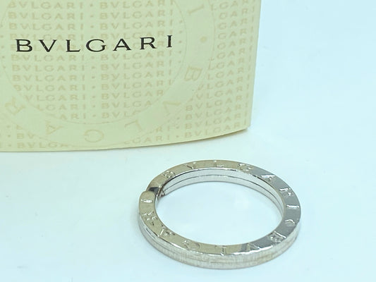 Bvlgari Bvlgari Sterling Silver 925 Charm Silver Key ring pendant top GS199