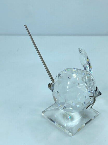 Swarovski Crystal Animals large mouse metal whiskers & tail 2.5" Mirror COA S87
