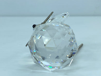 Swarovski Silver Crystal Large Mouse With Spring Coil Tail COA Mirror S92
