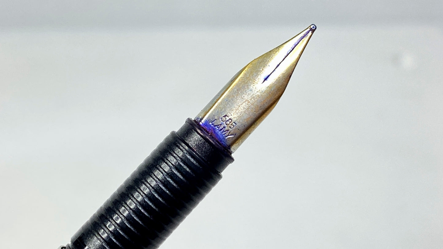 LAMY CP1 Slim Stainless Fountain Pen 14K 585 Gold Nib W. Germany Vintage SS145