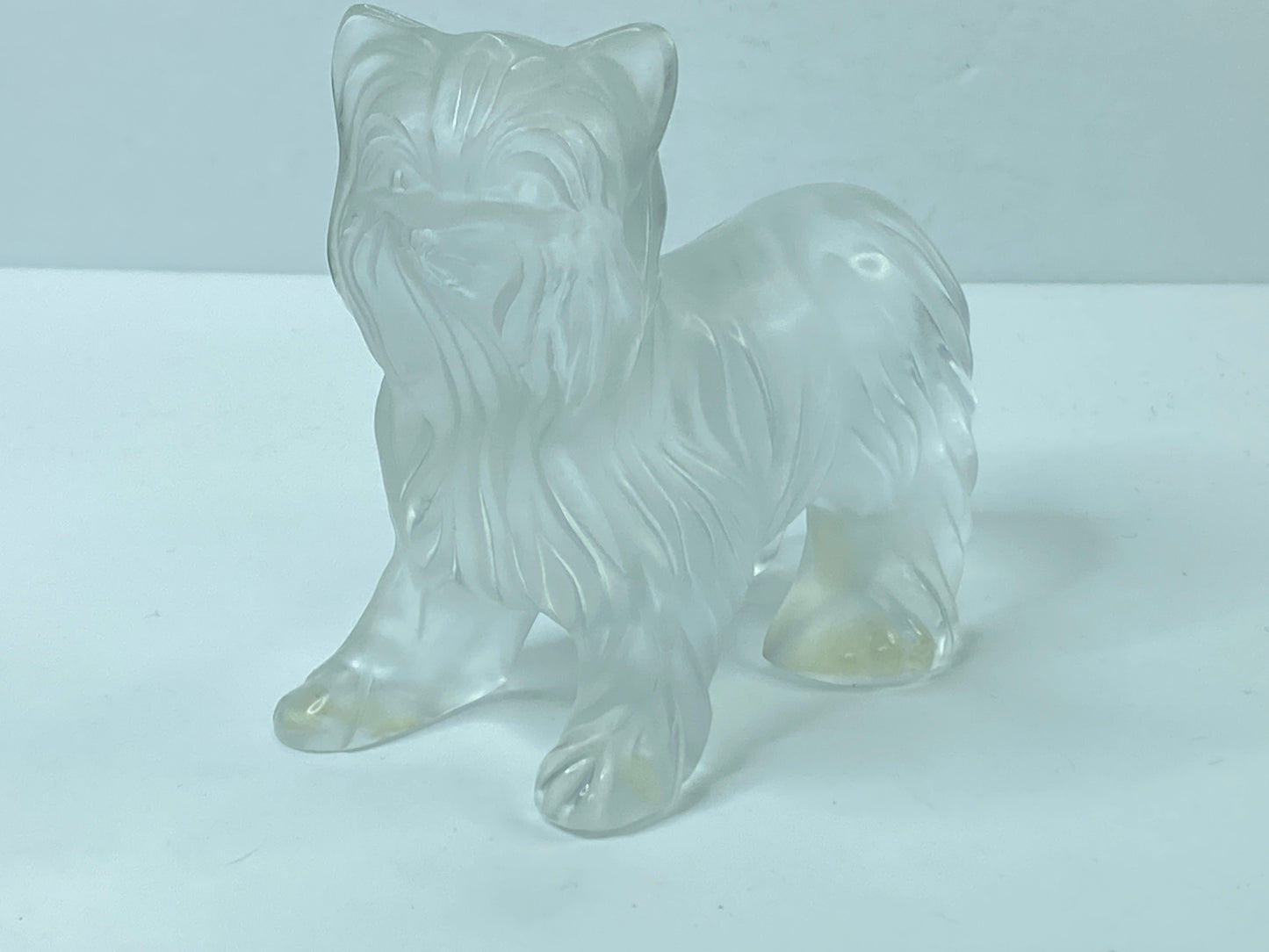 Lalique Figurine Dog Yorkshire Standing - Superboy Debout 11747 Crystal