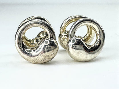 Vintage Tiffany & Co. Silver Peretti Eternal Circle Cufflinks 11.3g SS463
