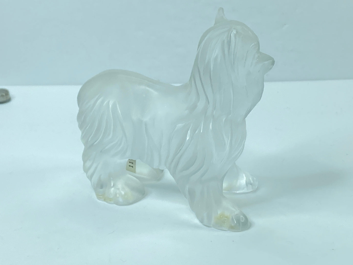 Lalique Figurine Dog Yorkshire Standing - Superboy Debout 11747 Crystal