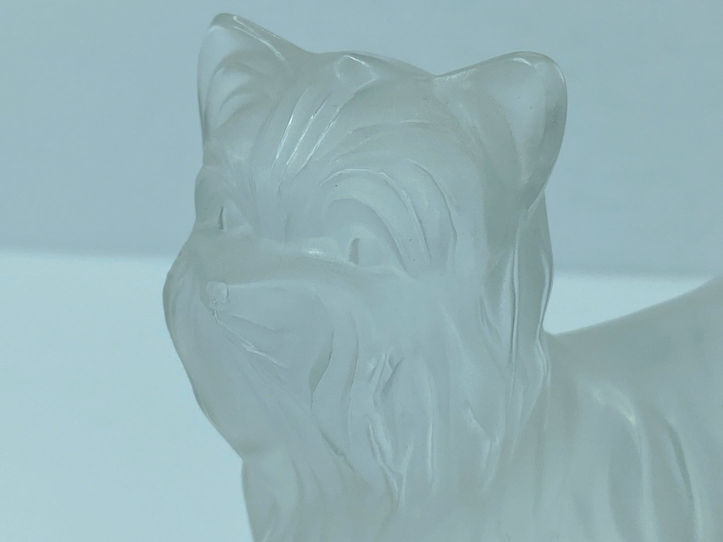 Lalique Figurine Dog Yorkshire Standing - Superboy Debout 11747 Crystal