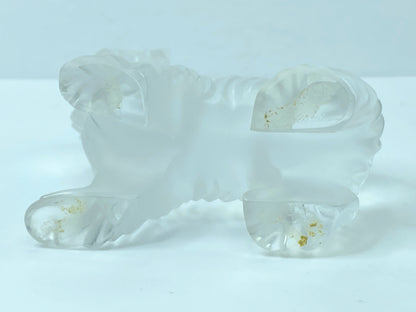 Lalique Figurine Dog Yorkshire Standing - Superboy Debout 11747 Crystal