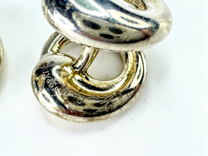Vintage Tiffany & Co. Silver Peretti Eternal Circle Cufflinks 11.3g SS463