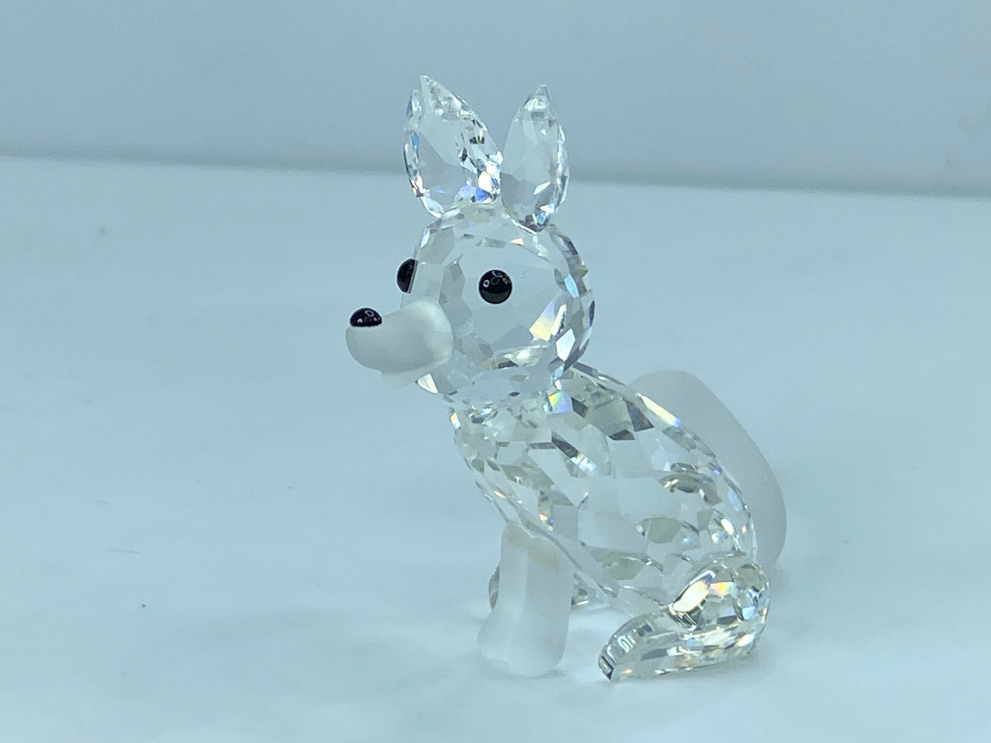 Swarovski Crystal Figurine, large Fox 2 3/4" 013837 COA Mirror S98