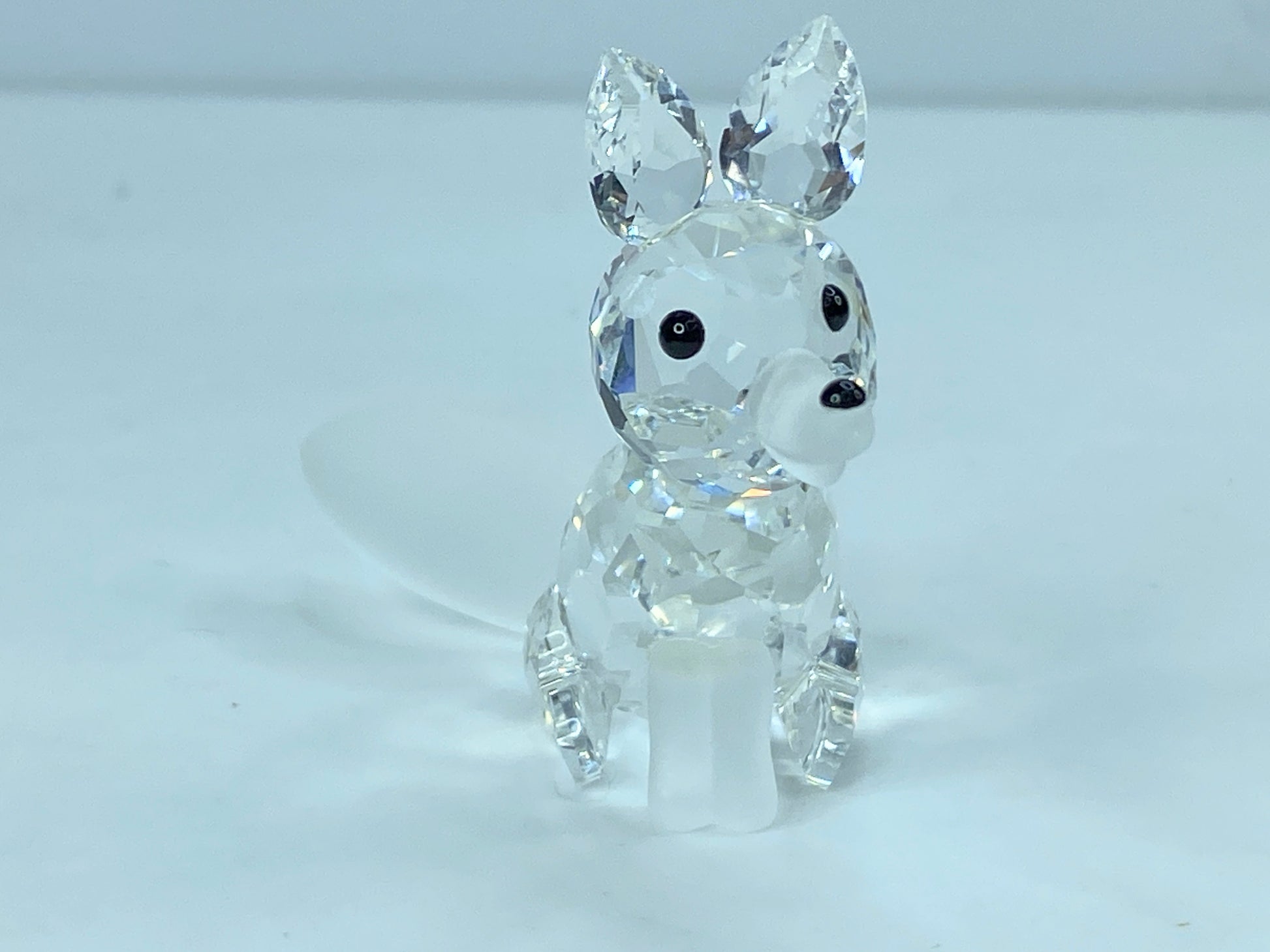 Swarovski Crystal Figurine, large Fox 2 3/4" 013837 COA Mirror S98