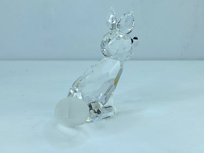 Swarovski Crystal Figurine, large Fox 2 3/4" 013837 COA Mirror S98