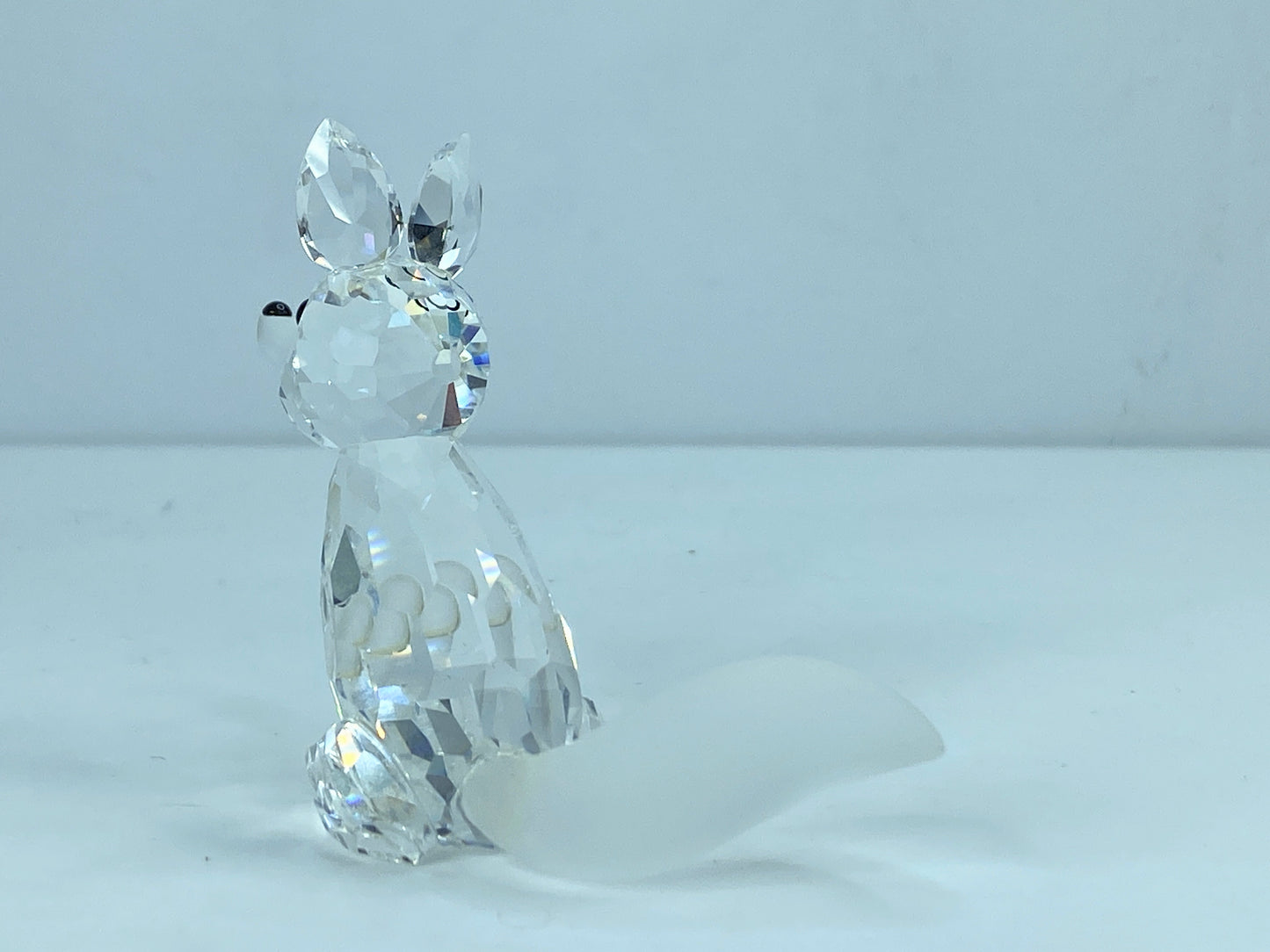 Swarovski Crystal Figurine, large Fox 2 3/4" 013837 COA Mirror S98