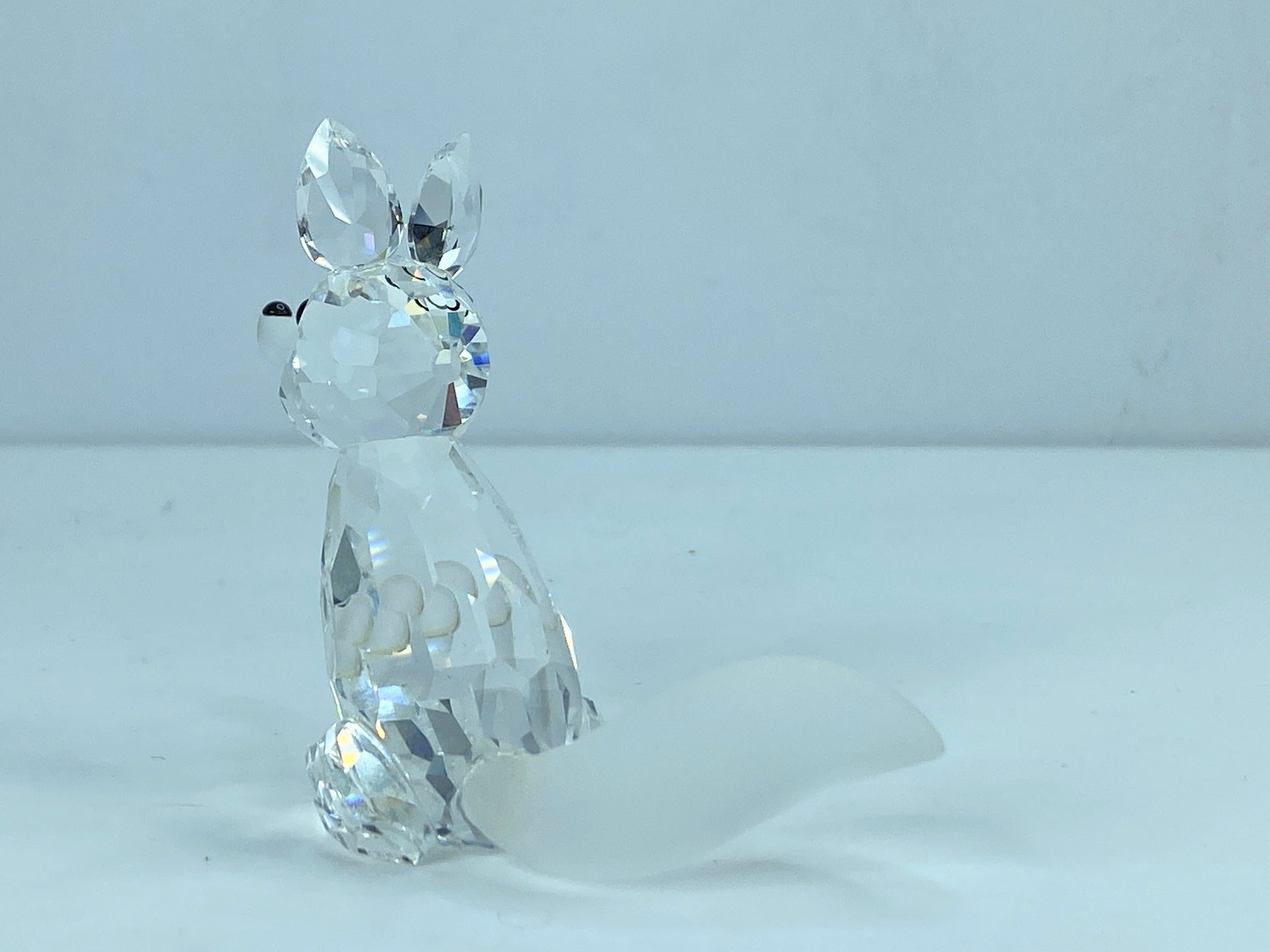 Swarovski Crystal Figurine, large Fox 2 3/4" 013837 COA Mirror S98