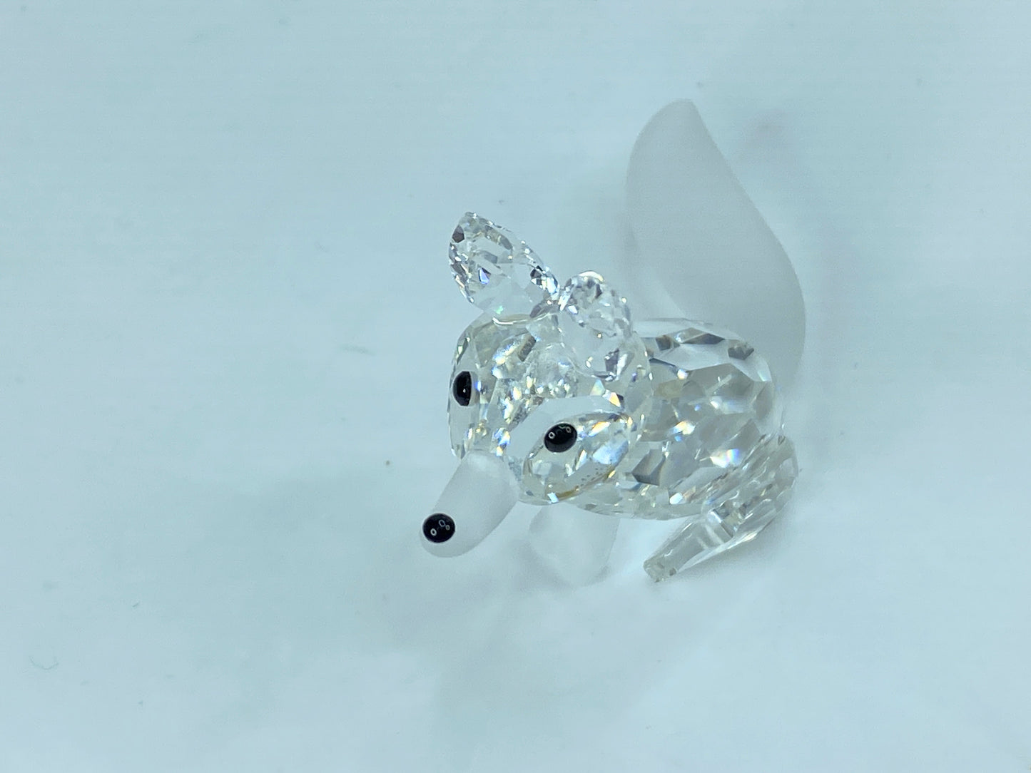 Swarovski Crystal Figurine, large Fox 2 3/4" 013837 COA Mirror S98