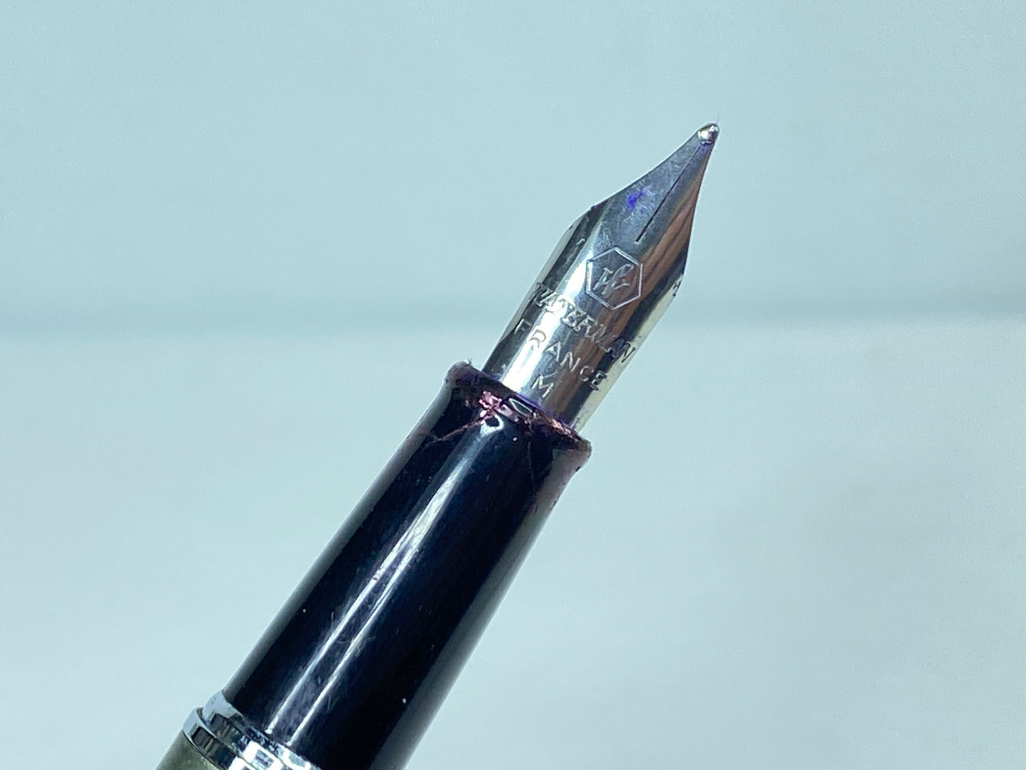 Waterman ICI ET LA Silver Mist CT Fountain Pen France Classic Slim SS151