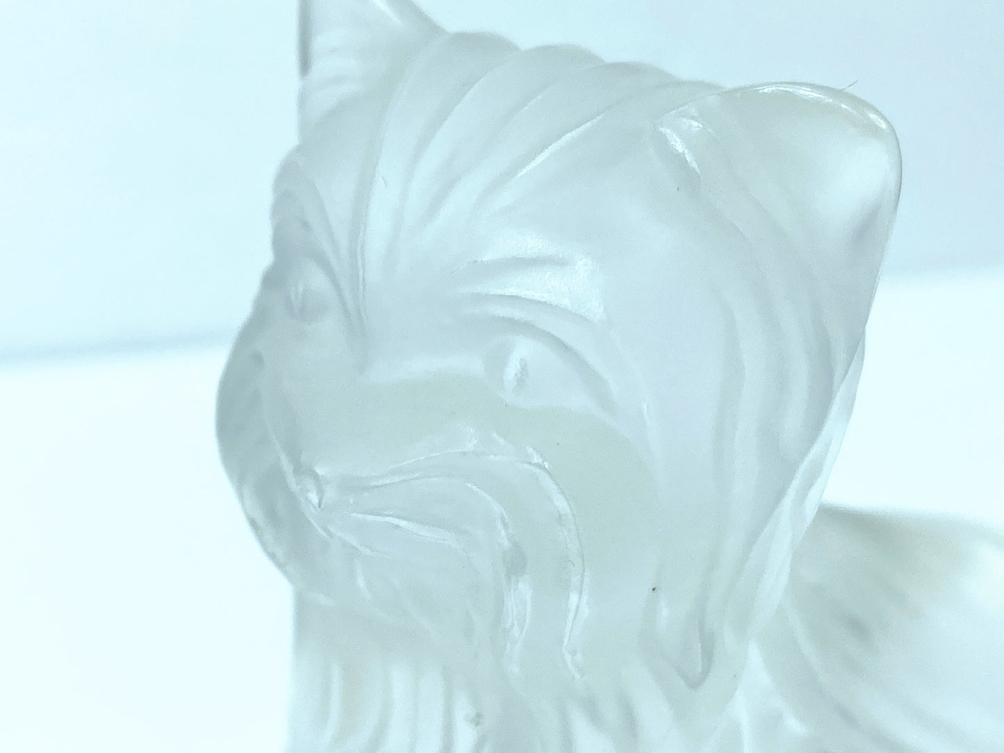 Lalique Figurine Dog Yorkshire Sitting - Superboy Debout 11746 Crystal