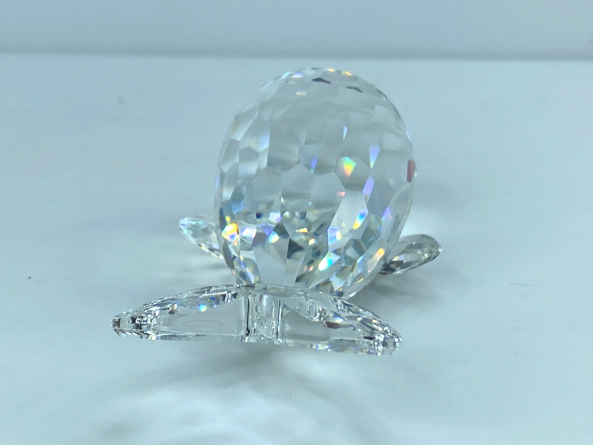 Swarovski Crystal anthropomorphic Austria vtg Humpback Whale Moby Dick COA S100